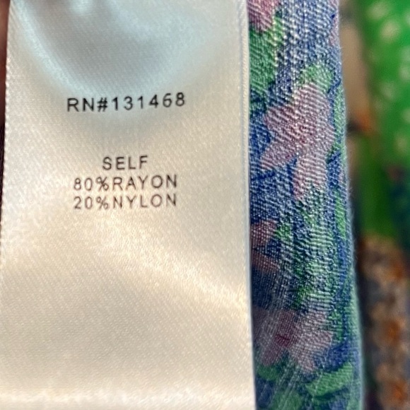 Fate Womens All In Good Time Green Patchwork Mini Dress Sz Small Floral Popover - Picture 10 of 14